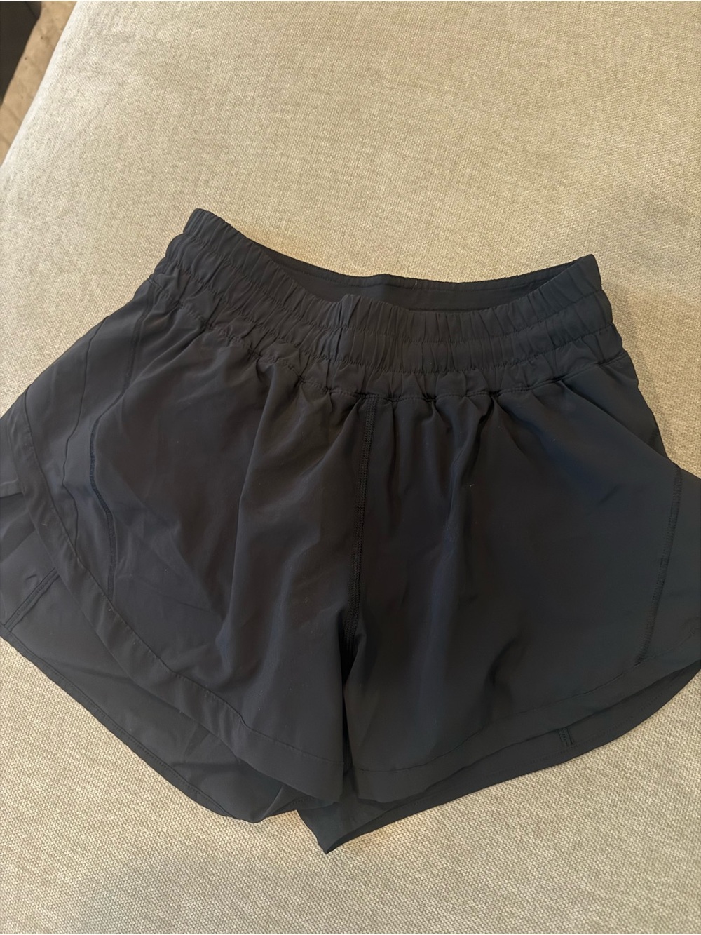 lululemon athletica Black Athletic Shorts with Elastic Waistband